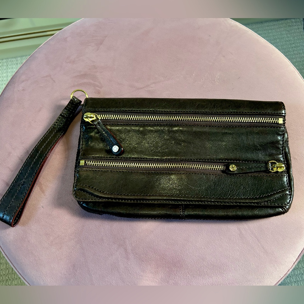 MZ Wallace leather wristlet wallet purse. Used only a few times.